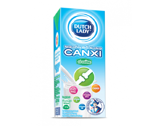 Sữa Dutch Lady  CANXI đường 180ml