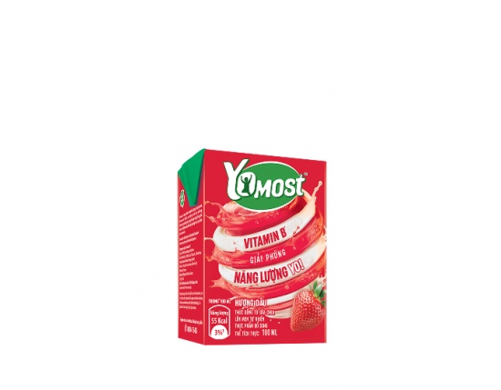 Sữa chua lên men tự nhiên Yomost Dâu 48x100ml (2)