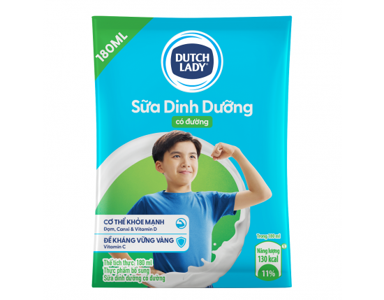 Sữa tiệt trùng CGHL bịch có đường 48x180ml